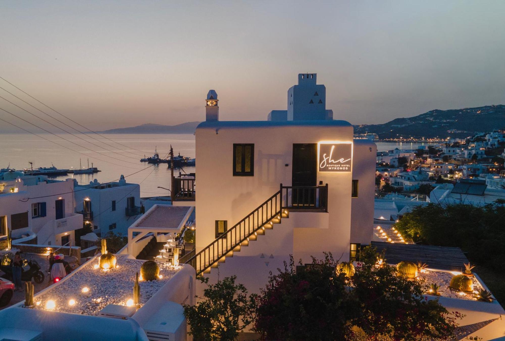 She Mykonos Boutique Hotel Mykonos Town 외부 사진